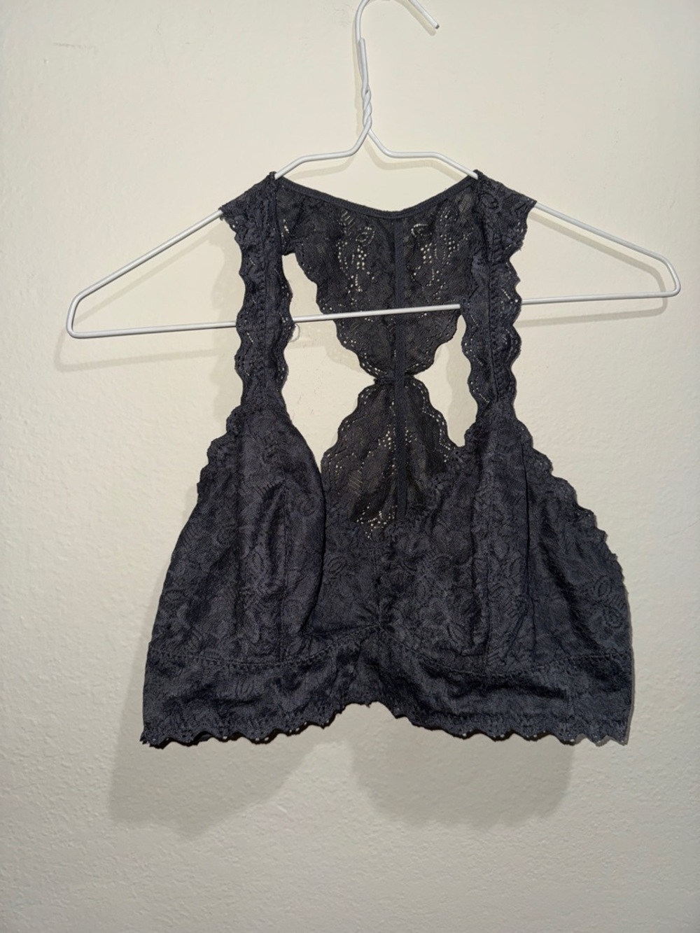 Felina Black Lace Racerback Bralette